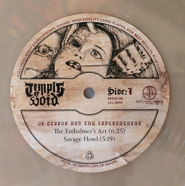 Temple Of Void : Of Terror And The Supernatural (LP, Yel + LP, Ora + Album, Ltd, RE)