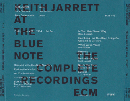 Keith Jarrett : Keith Jarrett At The Blue Note - The Complete Recordings (6xCD, Album + Box, RE)