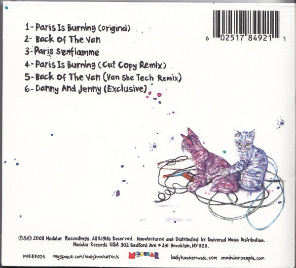 Ladyhawke : Paris Is Burning (CD, EP)