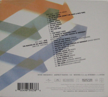 The Jam : All Mod Cons (CD, Album, RE, RM + DVD-V, NTSC + Dlx)