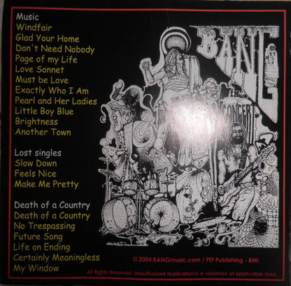 Bang (12) : Bang Music............Death Of A Country (CD, Album, Comp, S/Edition)