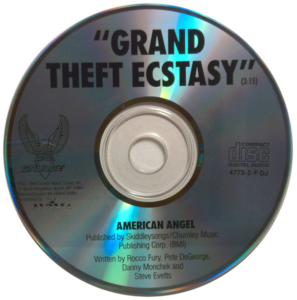 American Angel : Grand Theft Ecstacy (CD, Single)