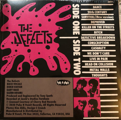 The Defects : Defective Breakdown (LP, Album, RE)