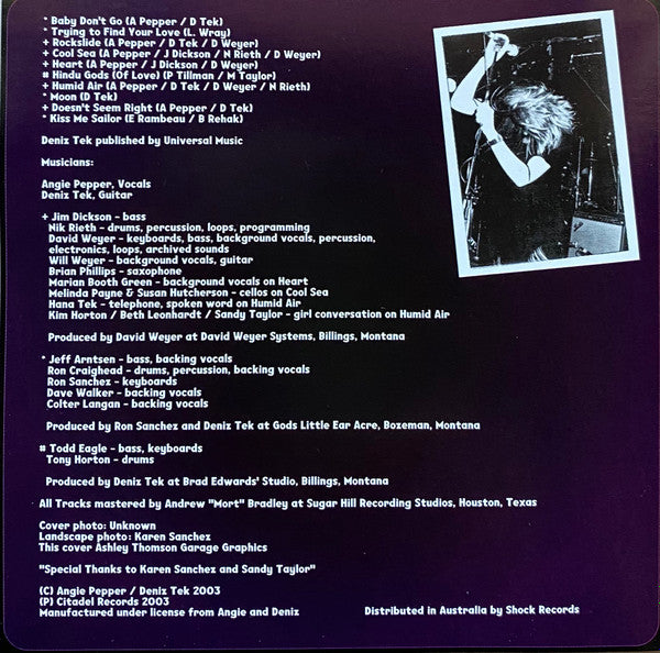 Angie Pepper : Res Ipsa Loquitor (CD, Album)