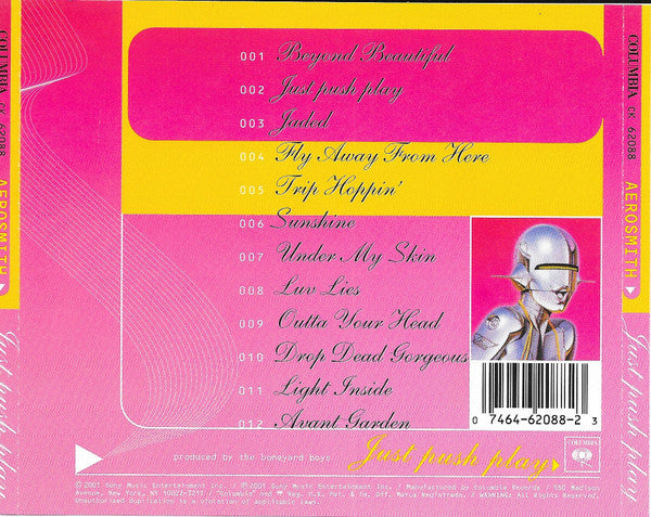 Aerosmith : Just Push Play (CD, Album, CTD)