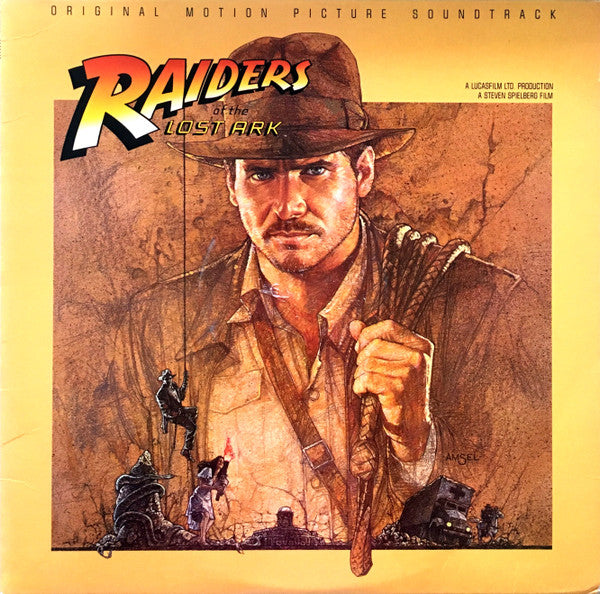 John Williams (4) : Raiders Of The Lost Ark (Original Motion Picture Soundtrack) (LP, Album, Pit)