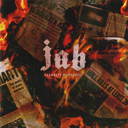 Jab (16) : Casualty Of Reality (LP, Red)
