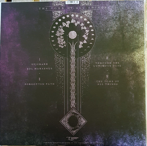 UN (9) : The Tomb Of All Things (12", Pin + 12", Vio + Album, Ltd, RE)