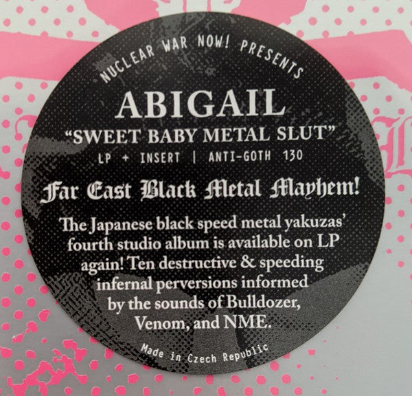 Abigail (3) : Sweet Baby Metal Slut (LP, Album, RE)