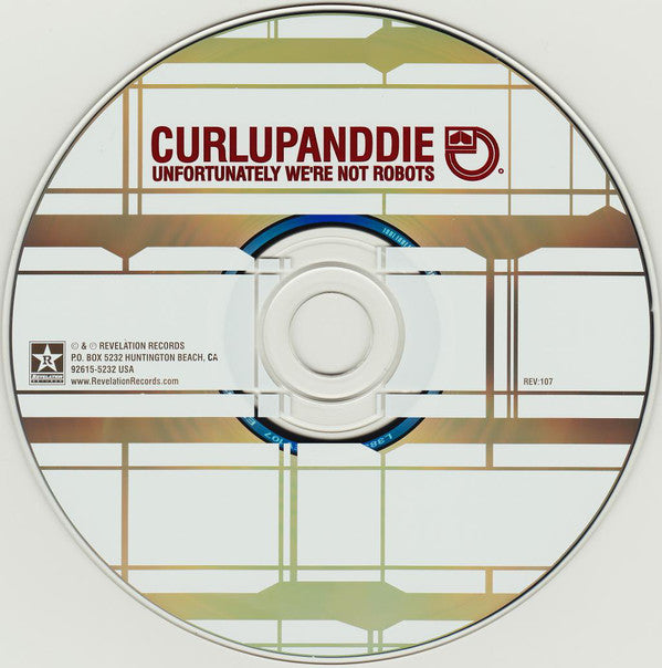 Curlupanddie* : Unfortunately We're Not Robots (CD, Album)