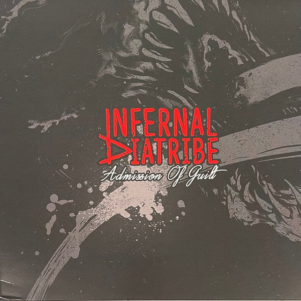 Infernal Diatribe : Admission Of Guilt (LP, Album, Whi)