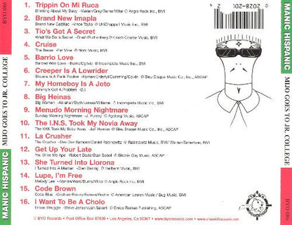 Manic Hispanic : Mijo Goes To Jr. College (CD, Album)