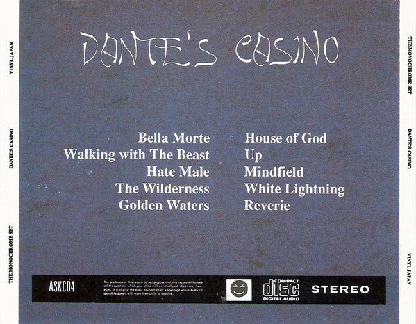 The Monochrome Set : Dante's Casino (CD, Album)