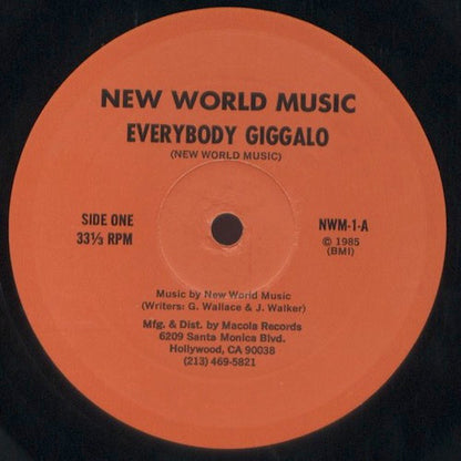 New World Music : Everybody Giggalo (12")