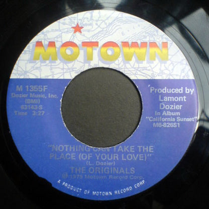 The Originals : Good Lovin' Is Just A Dime Away / Nothing Can Take The Place (Of Your Love) (7")