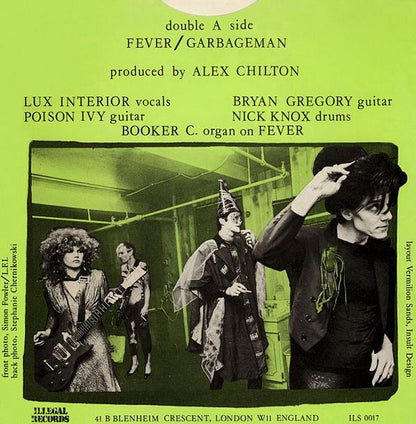 The Cramps : Fever / Garbageman (7", Single, RE)