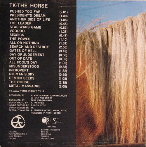 TK* : The Horse (LP, Album)