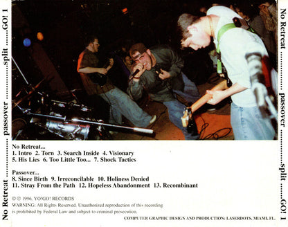 No Retreat / Passover : Split (CD)