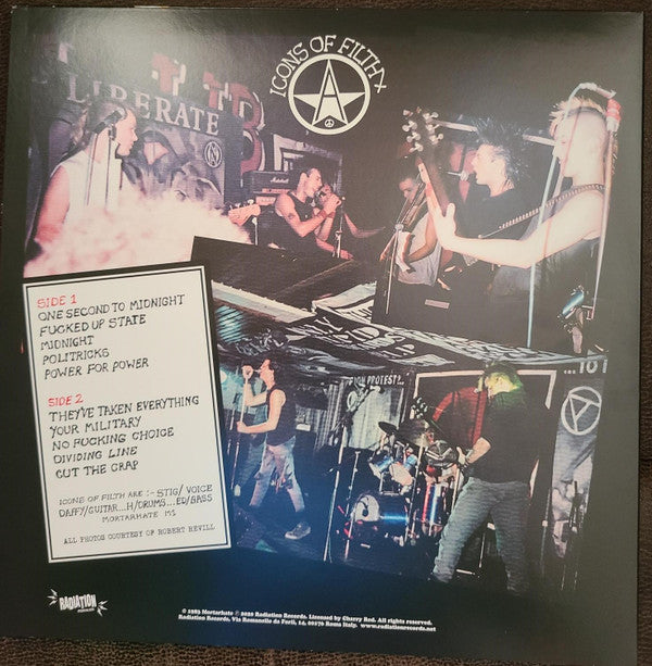 Icons Of Filth : Not On Her Majesty's Service (LP, Album, RE, RM)