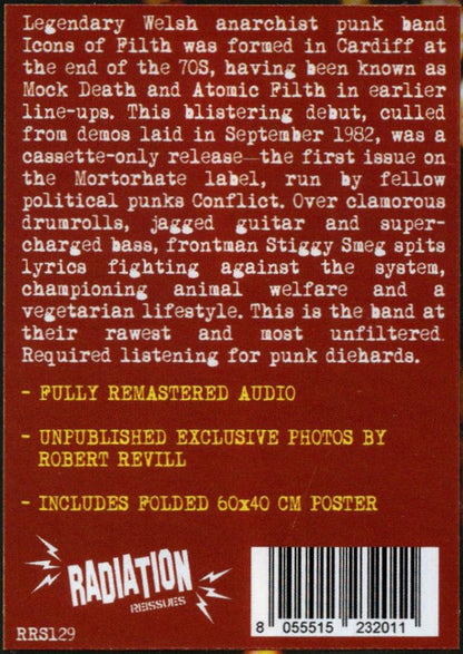Icons Of Filth : Not On Her Majesty's Service (LP, Album, RE, RM)