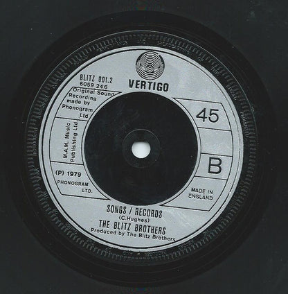 The Blitz Brothers : Gloria (7")