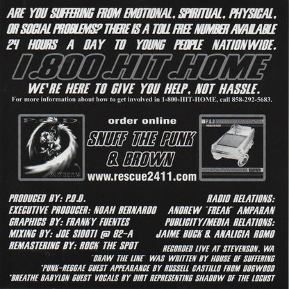 P.O.D. : Payable On Death Live (CD)