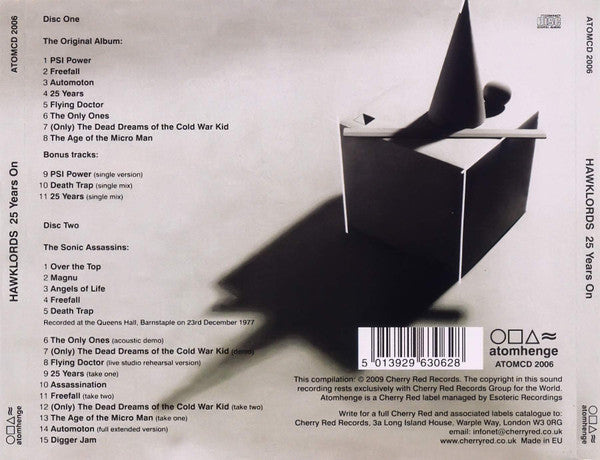 Hawklords : 25 Years On (2xCD, Album, RM)
