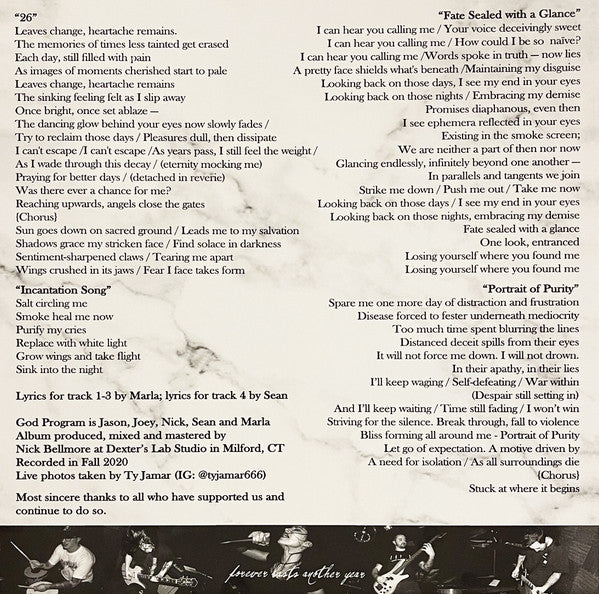 God Program : Forever Lasts Another Year (12", S/Sided, Cle)