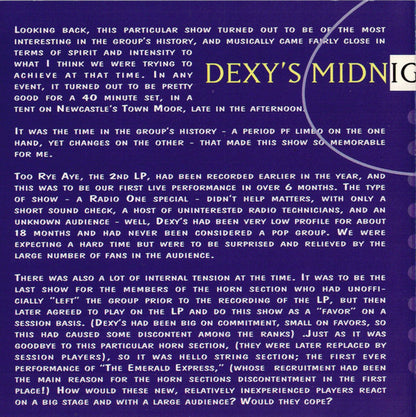 Dexy's Midnight Runners* : BBC Radio One Live In Concert (CD, Album)