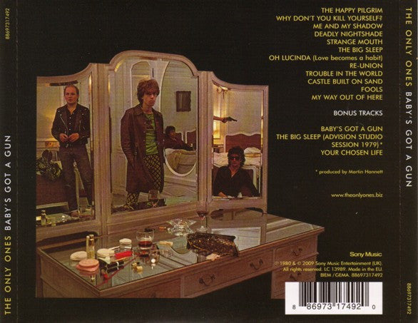 The Only Ones : Baby's Got A Gun (CD, Album, RE, RM)