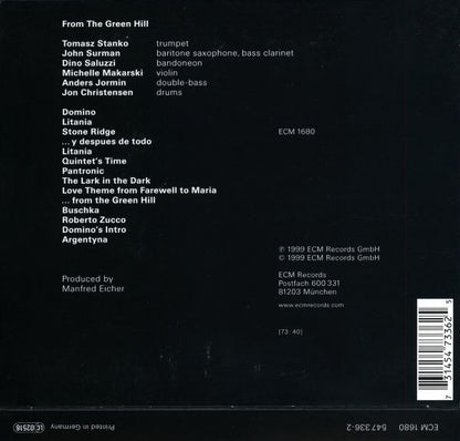 Tomasz Stańko : From The Green Hill (CD, Album, RE)