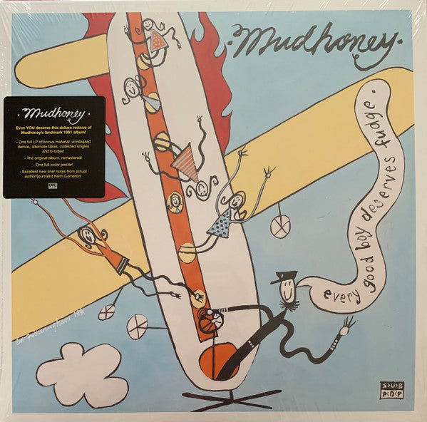 Mudhoney : Every Good Boy Deserves Fudge (LP, Album, RE, Oxb + LP, Ora + Dlx, Ltd, RM)
