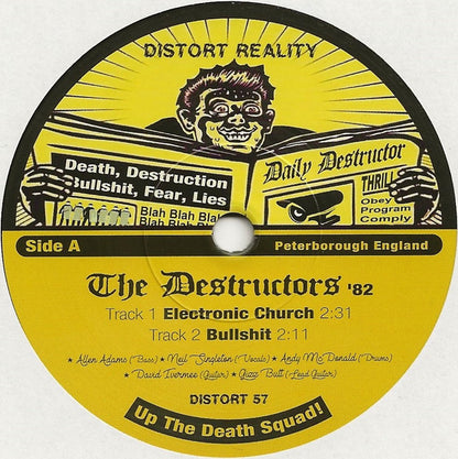 Destructors : Electronic Church EP (7", EP, RM)