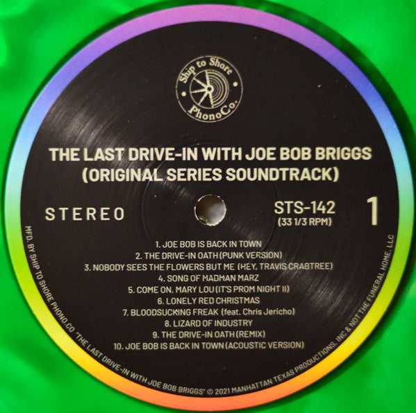 John Brennan* : The Last Drive-In With Joe Bob Briggs (Original Series Soundtrack) (LP, Album, RM, Cle)