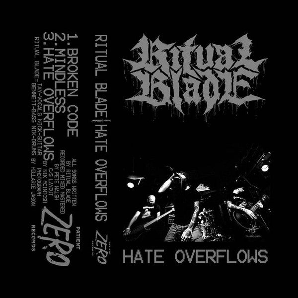 Ritual Blade : Hate Overflows (Cass, EP, Num)