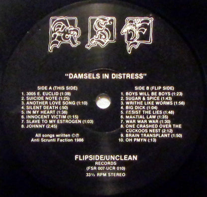 Anti Scrunti Faction* : Damsels In Distress (LP, Album)