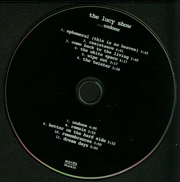 The Lucy Show : ... Undone (CD, Album, RE, RM)
