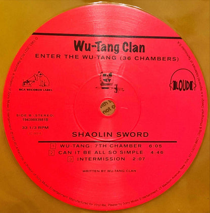 Wu-Tang Clan : Enter The Wu-Tang (36 Chambers) (2xLP, Album, Club, RE, RM, Gol)
