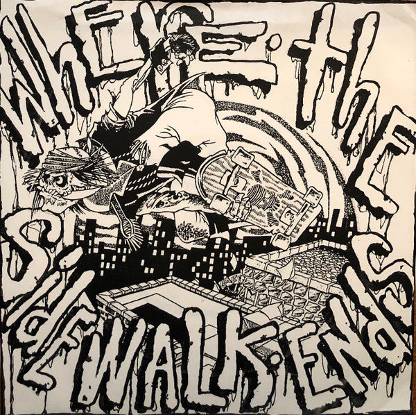 Where The Sidewalk Ends : Keep Our Beaches Clean EP (7", EP, Ltd, Num, blu)