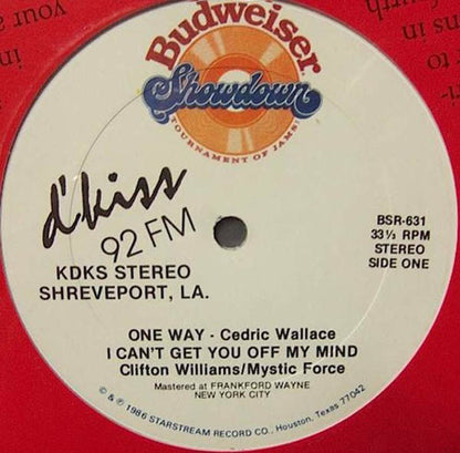 Cedric Wallace (3) / Clifton Williams (2) / Mystic Force (3) : One Way / I Can't Get You Off My Mind (12", S/Sided)