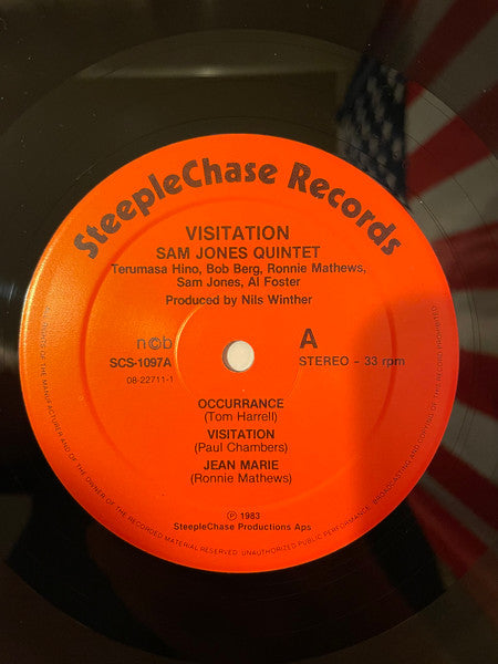 Sam Jones Quintet : Visitation (LP, Album, RE)