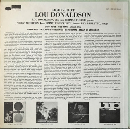 Lou Donaldson : Light-Foot (LP, Album, RE)