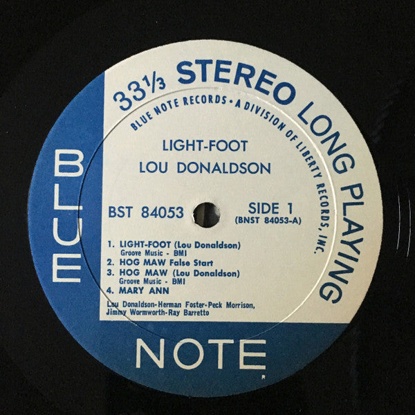 Lou Donaldson : Light-Foot (LP, Album, RE)
