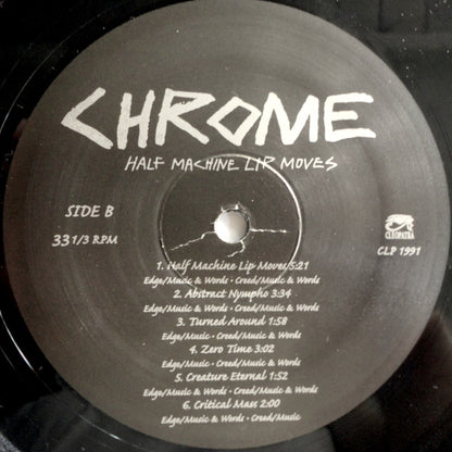 Chrome (8) : Half Machine Lip Moves (LP, Album, RE)