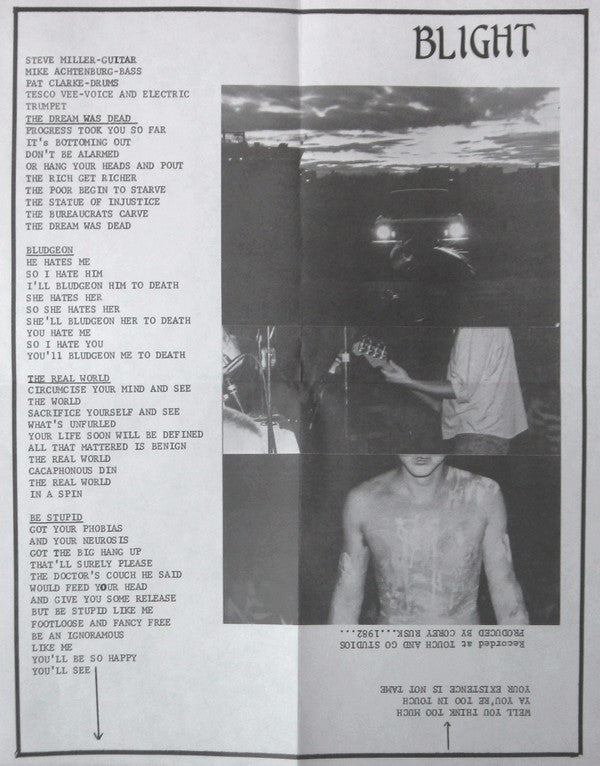 Blight : Blight (7", EP)