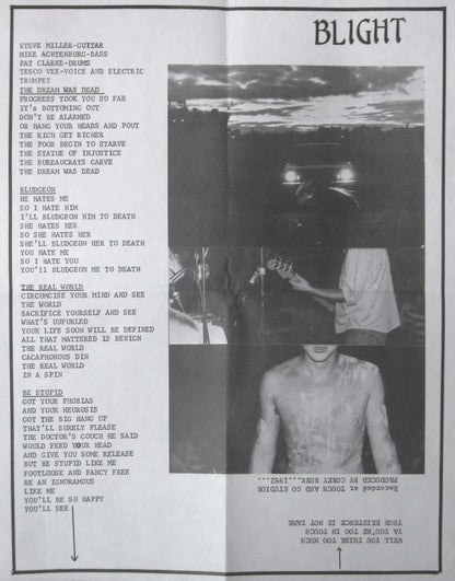 Blight : Blight (7", EP)