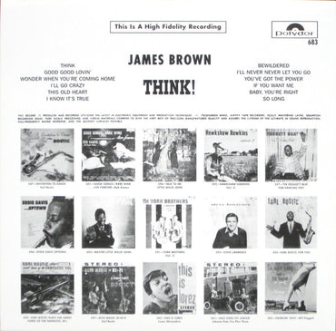 James Brown & The Famous Flames : Think! (LP, Album, RE)