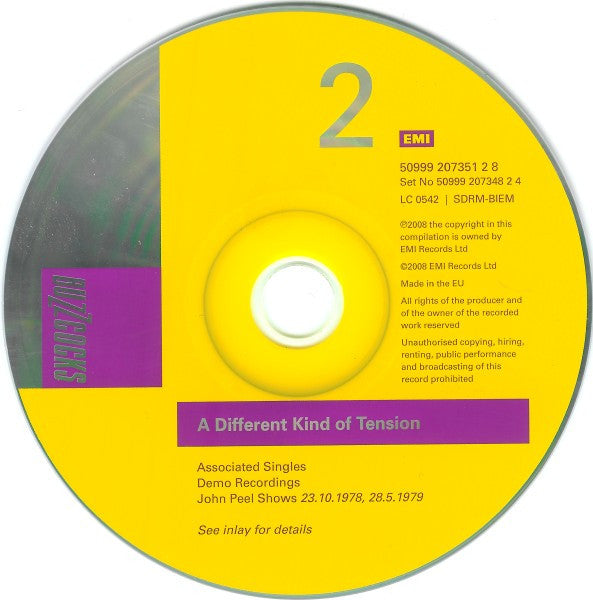 Buzzcocks : A Different Kind Of Tension (CD, Album, RM + CD, Comp, RM + S/Edition, Dig)