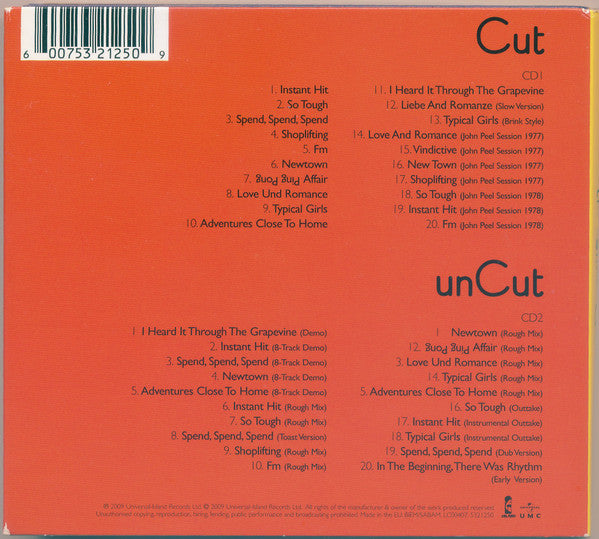The Slits : Cut (CD, Album, RE + CD + Dlx, RM)