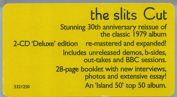 The Slits : Cut (CD, Album, RE + CD + Dlx, RM)